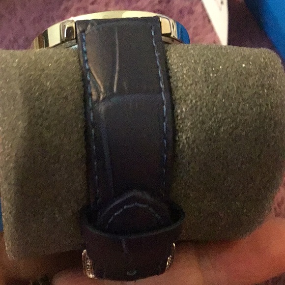 NEW Victoria Wieck Vintage & Navy Genuine Leather Strap Watch Watch - Picture 7 of 12